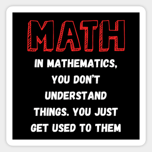 Funny Math fact Magnet